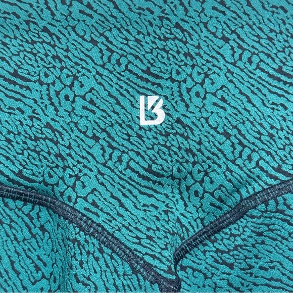 Women’s BuffBunny Evolve Jacquard Legging Size S Poison Ivy Nucleus Green Black - Picture 8 of 9